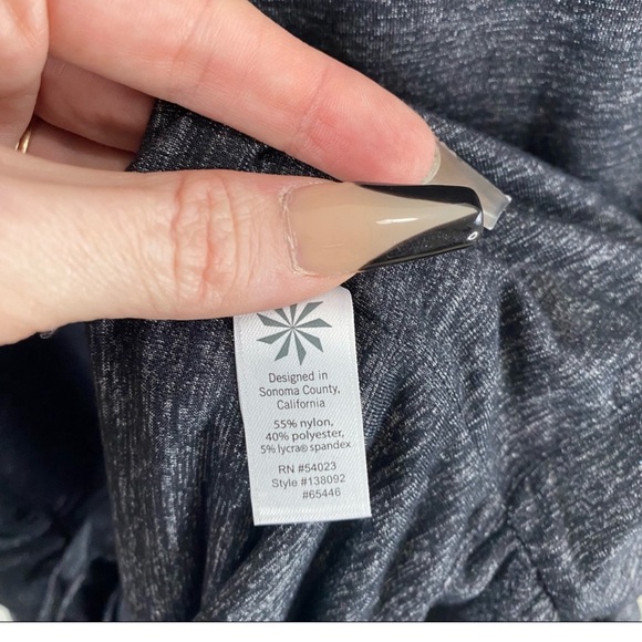 🩶Athleta Ruched Tulip Dress Size S Heather Gray🩶 - Picture 8 of 11